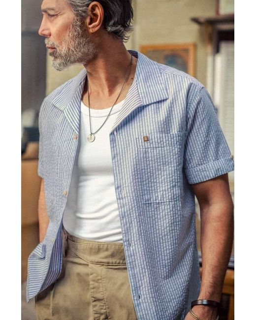 &SONS Trading Co Blue Loreto Shirt for men