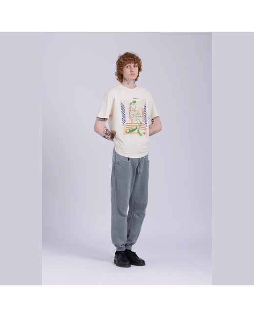 Boutique Kaotique White Neutrals Trust Your Journey 2 Organic Cotton T-Shirt