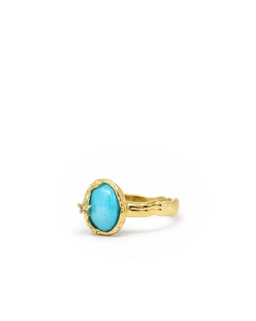 Vintouch Italy Blue Ad Astra Ring