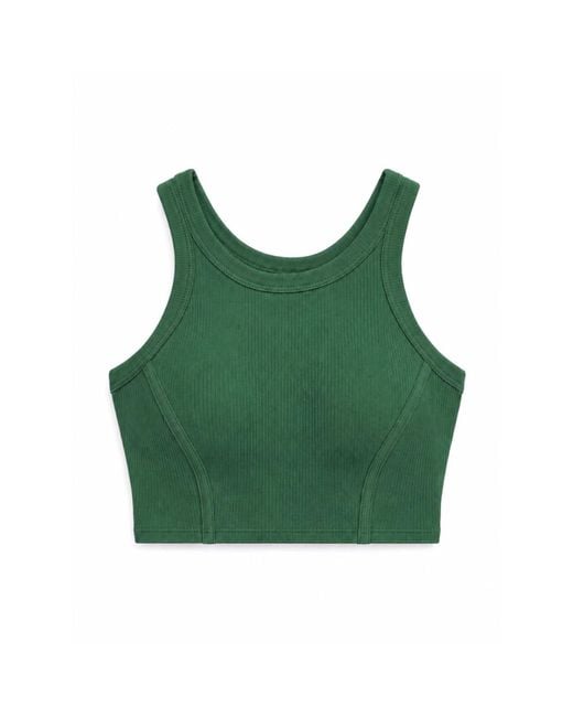 Altra Volta Green Emerald Edge Racerback Top