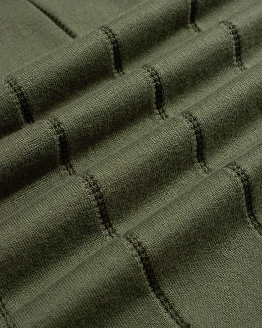 Far Afield Green Jacobs Knit Polo for men
