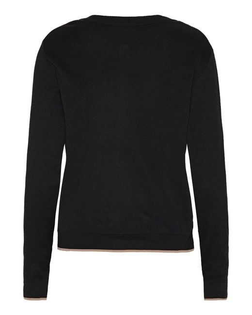 GROBUND Black Rine Knit Cardigan
