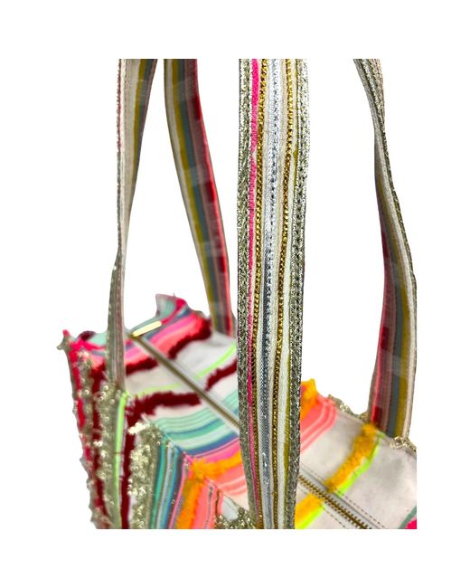 Simitri Red Raasta Tote Bag
