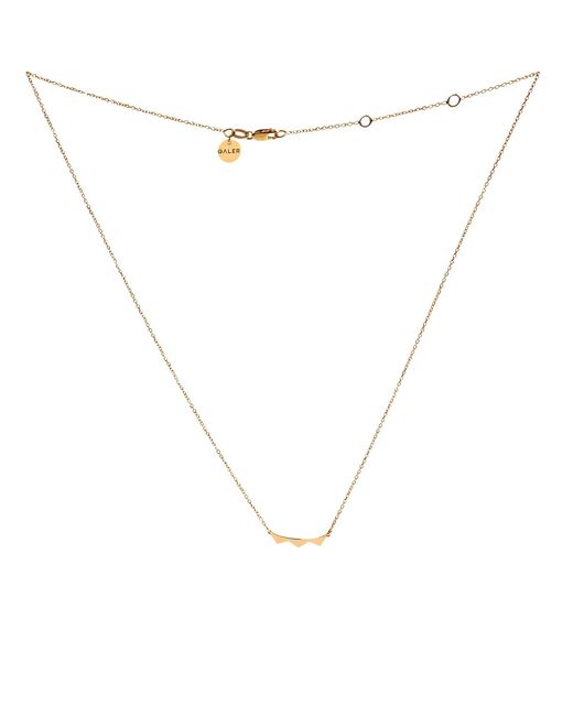 Gallery Metallic Mini Fang Necklace