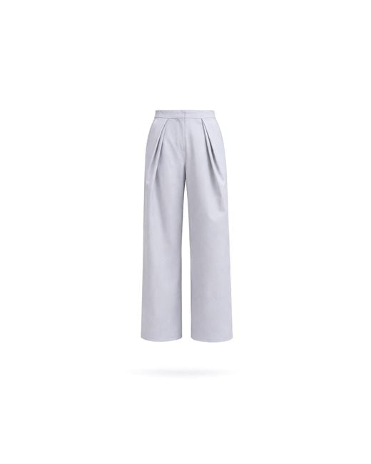 Lumina Eligma Blue The Gathered Suit Pants Ensemble