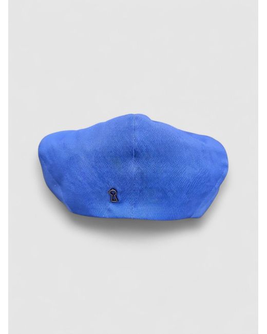 Mister Miller - Master Hatter Blue Leigh Francis X Mister Miller Seventies Oversized Bakerboy Cap for men