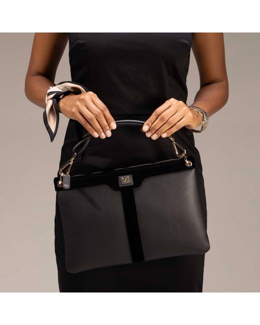 Mia First - Venezia Black Clutch Petitemia Velvet