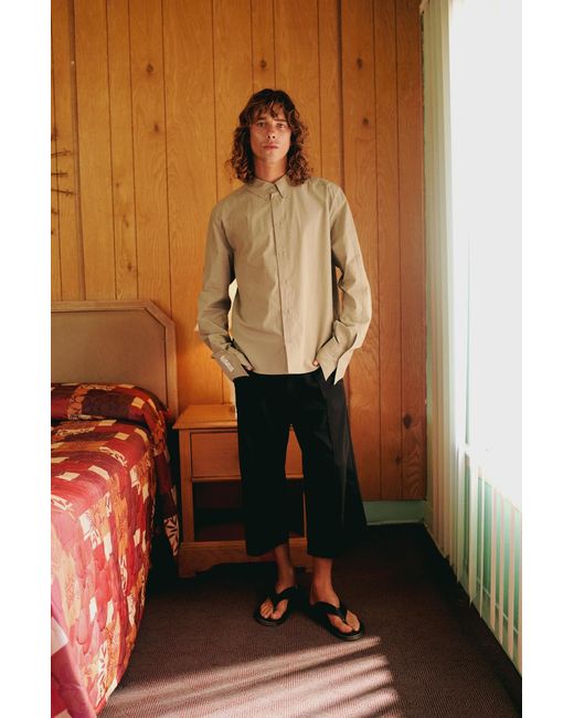 Pcfg Natural Neutrals Pure Cotton Woven Shirt Fit Patch for men