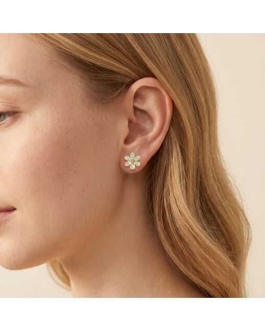 Kai Fine Jewelry Metallic Solid Natural Opal, Diamond & Freshwater Pearl Convertible Flora Drop Earrings