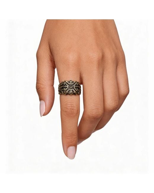 By Virgo Black Ravena Ring