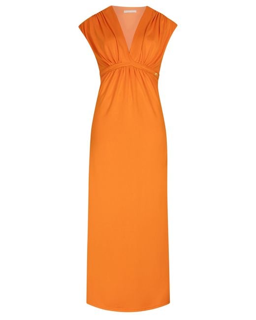 Chic by Lirette Orange Kimono Dress Natural