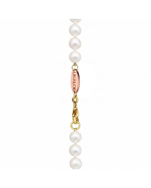 Unaloe Metallic Plated Freshwater Pearl Choker Necklace For – Natural Baroque Pearl Bridal Jewelry Gift