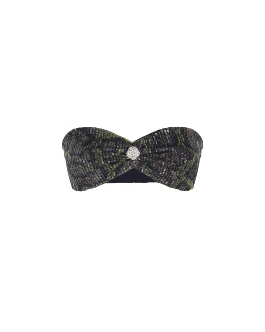No'design Black Caterina Strapless Bustier