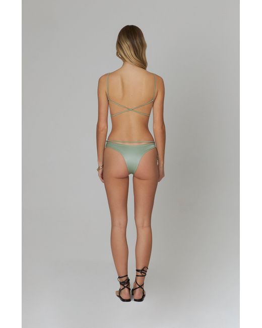 Bianca Resortwear Green Lulu Swim Bottom