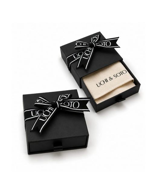 Uchi and Soto Metallic Kin Knot Earrings