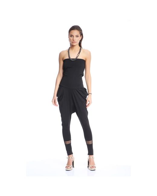Silvia Serban Black Jumpsuit Pants
