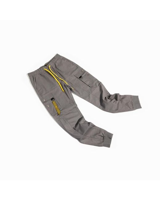 Chuks Collins Gray Crotona Cargo Pants – Accent for men
