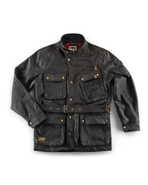 &SONS Trading Co Black Andsons Gold Waxed Jacket for men