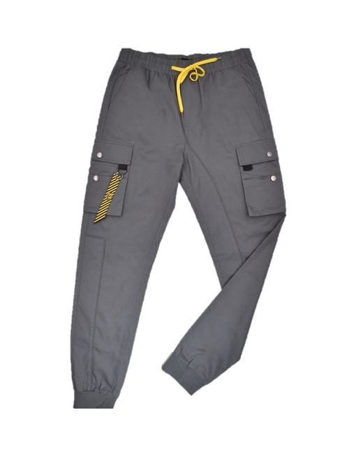 Chuks Collins Gray Crotona Cargo Pants – Accent for men
