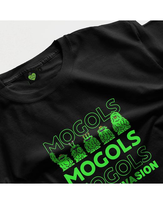 Kapture Green Mogols Invasion Printed Tee for men