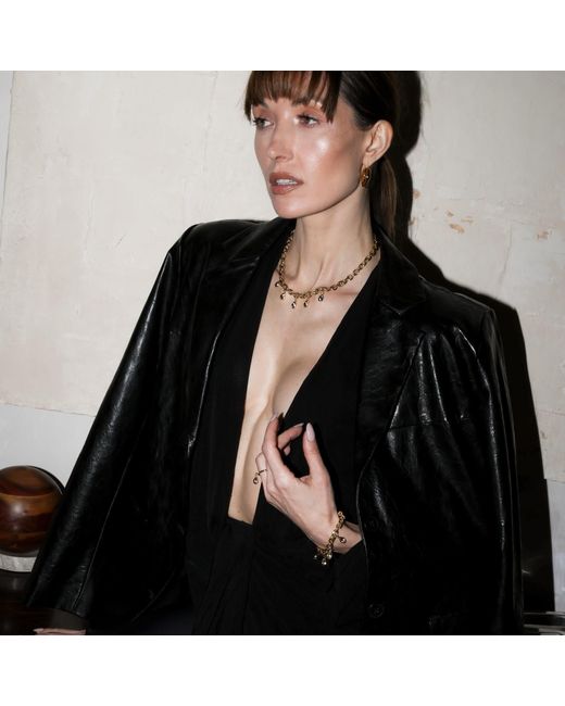 Studio Baloge Metallic Goutte D Or Necklace