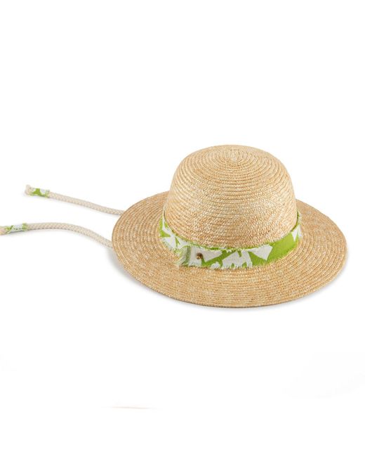 Justine Hats White Neutrals Stylish Straw Hat With Laces