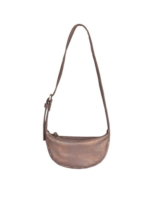 Owen Barry Multicolor Leather Sling Bag Europa Metallic