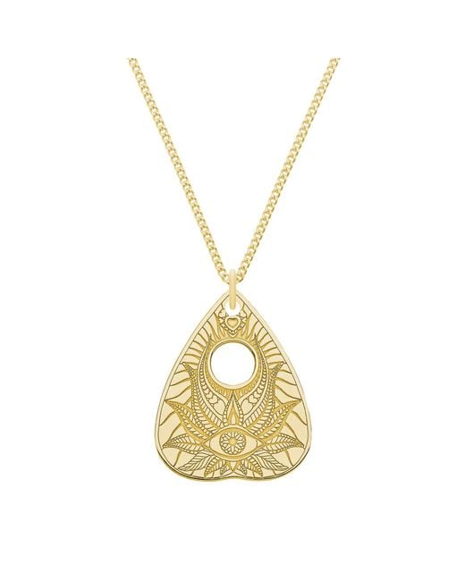 CarterGore Metallic Medium Solid Lotus Flower Planchette