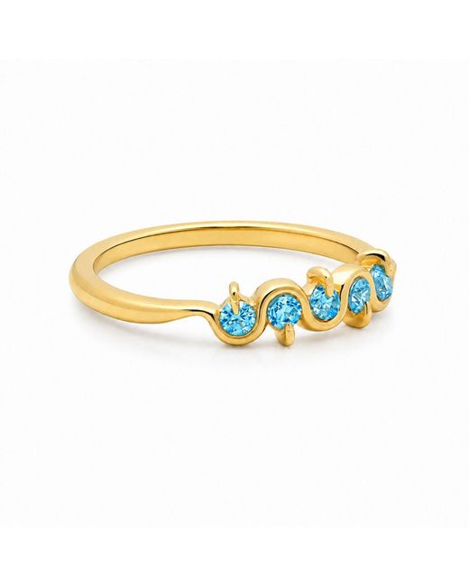 Belinda Jewelz Multicolor Swiss Topaz Wavy Multi