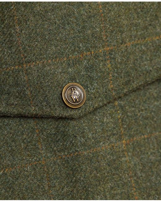 Really Wild Clothing Green The Highlander Tweed Field Coat