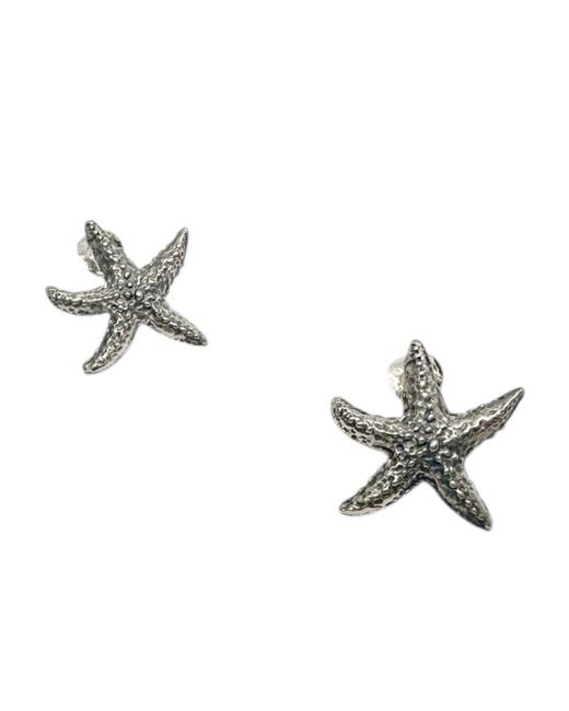 Tg-Jewellery by Tamara Gervasio Metallic Starfish Stud Earrings – Sterling