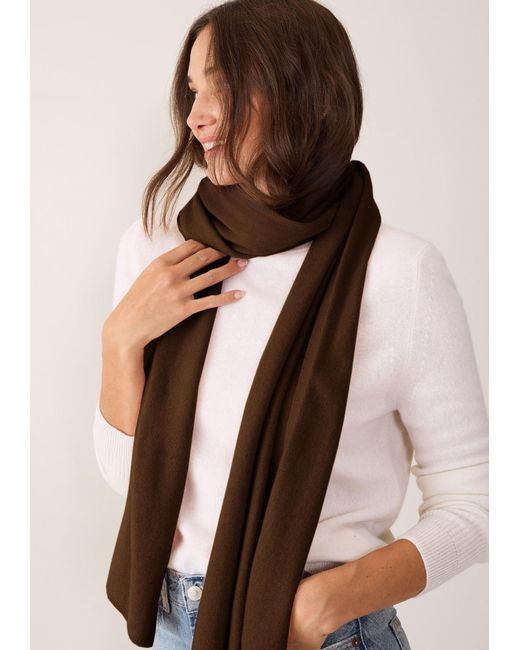 Loop Cashmere Purple Lofty Cashmere Scarf