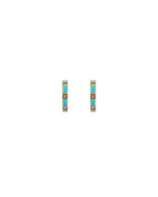 Karma and Luck Blue Serene Sensations Hoop Earrings