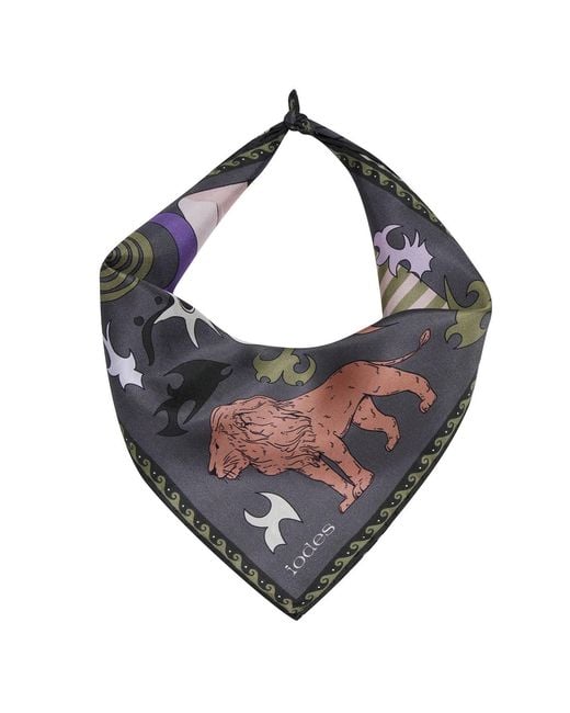 Iodes Metallic Ayvalık Mini Foulard