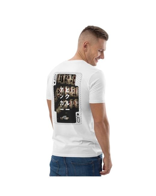 Anchor and Crew White One Japan Gurafiku Organic Cotton T-Shirt for men