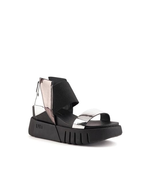 United Nude Black Delta 3D Sandal
