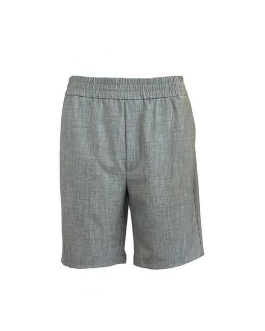 SNIDER Gray Classic Board Shorts for men