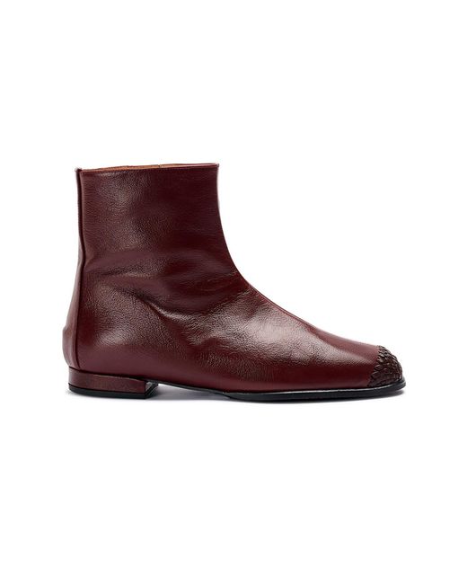 Naguisa Brown Ankle Boots