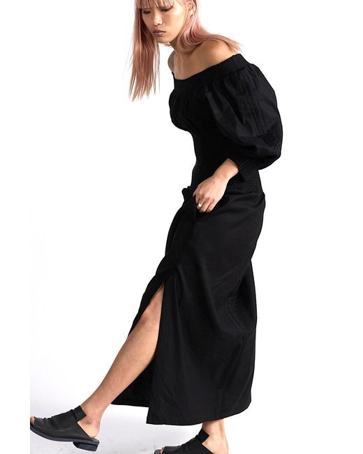 Dref Black Sydney Linen Dress