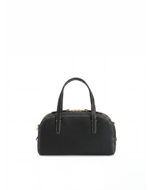 Orange Cube Black Mosaic Boston Hand Bag