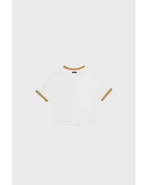 The New Orchard White Vegan T-Shirt Aquafaba