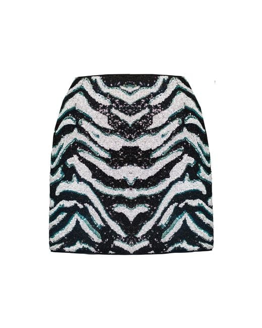Sanctumum Black Gigi Sequin Mini Skirt