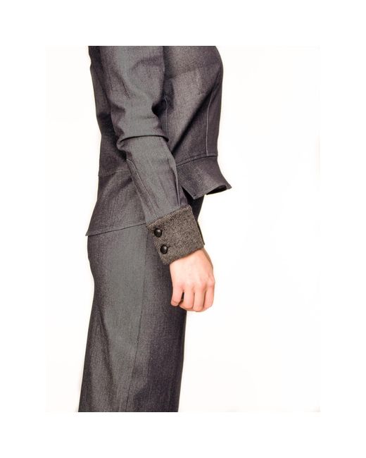 MARGOT VII Blue Luz Blouse