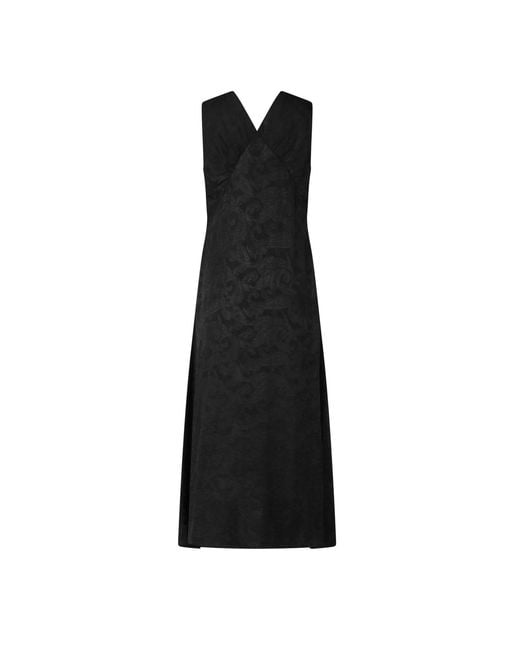 NUMBAT Black Ada Silk Jacquard Dress