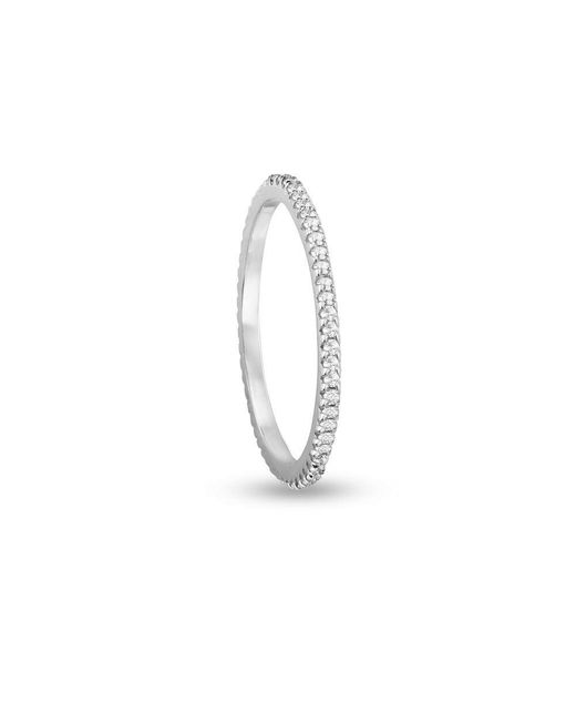 Argento Vivo Metallic Harper Dainty Infinity Band