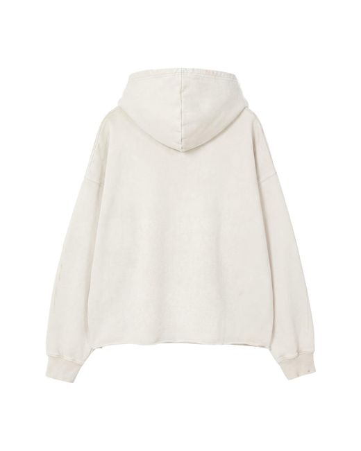 Other Uk Natural Raw Edge Oversized Hoodie