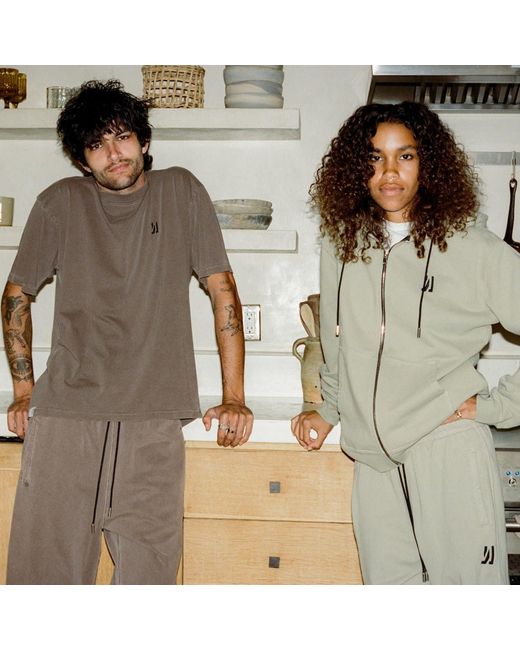 Comune Brown Ryder Oversized Tee for men