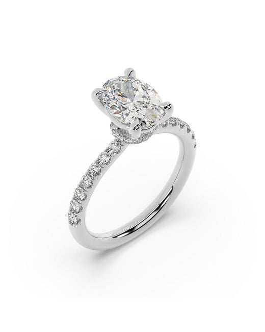Artisan Metallic 14K Lab-Grown Diamond Solitaire Ring