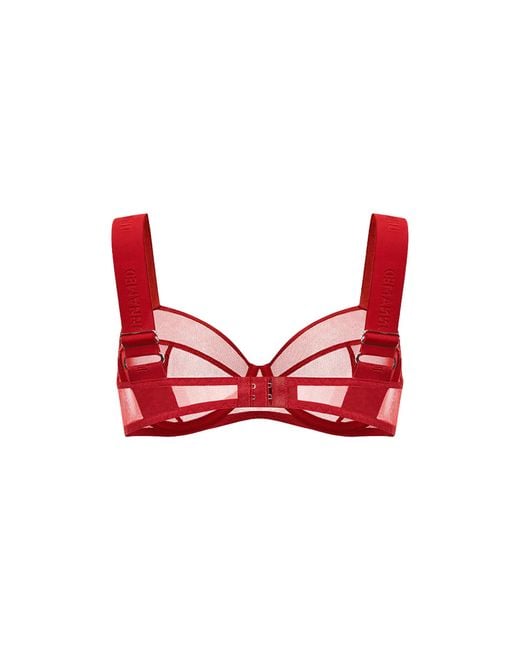 Zhilyova Red Unnamed Bra