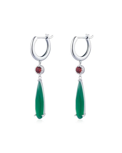 Azura Jewelry New York Green Howl's Moving Castle Earrings Vermeil